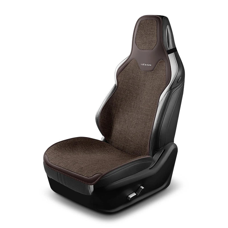 Universal Linen Car Seat Cover Four Season Auto Flax Comfortable Breathable Anti-Slip Covers Cushion SUV Car Seat Protection