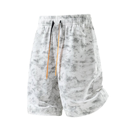 American High Street Five-Quarter Men's Camouflage Shorts Summer Thin Straight Loose Short Sports Pants Trendy Brand Men Bottoms