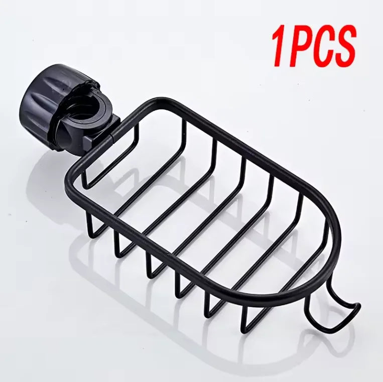 Kitchen Sink Drain Rack Sponge Storage Flexible Faucet Holder Soap Drainer Towel Rack Shelf Organizer Kitchen Accessories