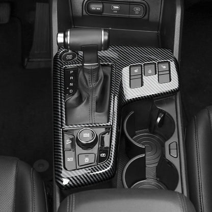 Car Center Control Panel For Tuning Kia Sportage NQ5 2022 2023 Left Hand Drive Gear Shift Cover Central Decal Protection