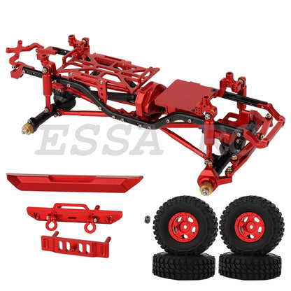 Axial SCX24 AXI00002 Wrangler Mini Model Car 1/24 RC Remote Control Climbing Car Off-road Car Metal Frame with Axles Wheel Hub