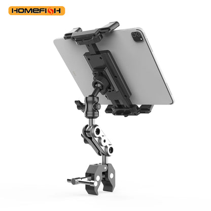 Tablet stand suitable for treadmill,, wheelchair, golf cart, microphone,exercise bike,stroller
