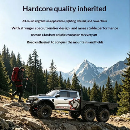 EMO X7 Big Wild Wolf XL4 Big Wild Bear 1/8 RC Car Simulation Dual speed Remote Control Electric Climbing Off road Vehicle Model