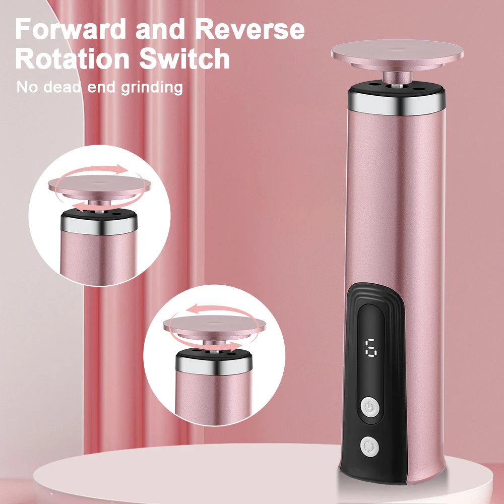Foot Care Tool 2-in-1 Foot and Hand Electric Care Tools,Polish and Smooth,Shine Toenails Electric Callus Remover Pedicure File