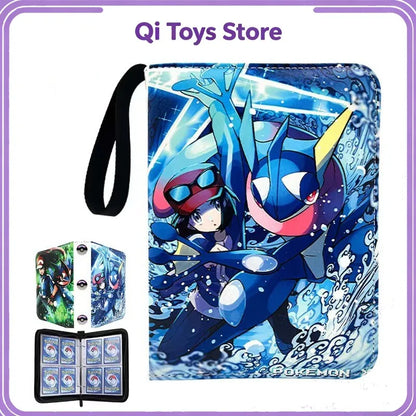 Pu Zipper Photo Album File Card Bag 400pcs & 900pcs Binder Pokemon Card Album Collection Book Anime Figure Album Birthday Gift