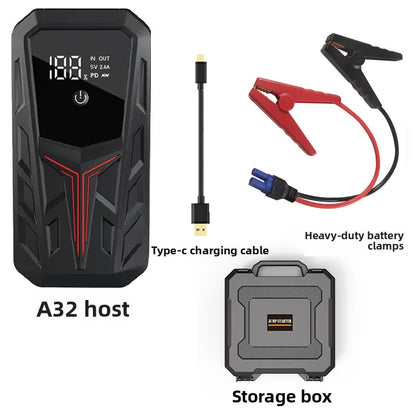 SUKIN 12V Jump Starter Car Battery Booster Starting Device Professional Car Rescue Emergency Start Power PD20W Waterproof Screen