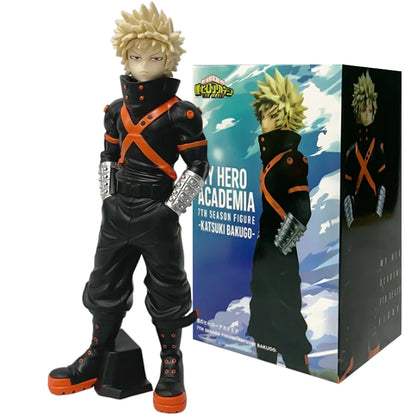 11-22cm BANPRESTO My Hero Academia 7TH SEASON FIGURE Katsuki Bakugo Childhood Midoriya Izuku Figure Anime PVC Model Boxed Toys