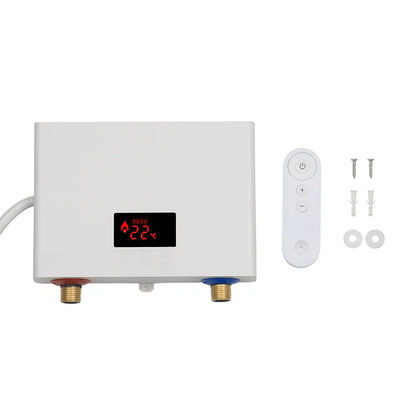 5500W/3000W Instant Water Heater Wall-Mounted Electric Water Heaters for Bathroom Hot Water Shower and Home Kitchen Heating 220V