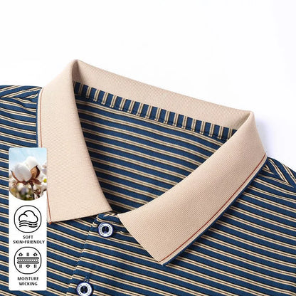 Top Grade Summer Brand Designer Polo Shirts For Men Summer Stripped Slim Fit Short Sleeve Casual Tops Fashions Men Clothes 2025