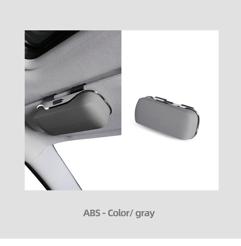 Car Emblem Sun Visor Glasses Case Sunglasses Storage Gift Box For Mercedes Benz AMG GLC W203 W206 W220 W205 W211 W212 W201 W210