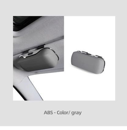 Car Emblem Sun Visor Glasses Case Sunglasses Storage Gift Box For Mercedes Benz AMG GLC W203 W206 W220 W205 W211 W212 W201 W210