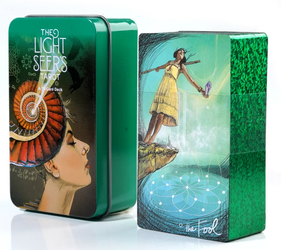 Beginner-Friendly Oracle Cards with Metal Tin Box, Self-Exploration & Party Game Cards, Perfect Gift for All Occasions