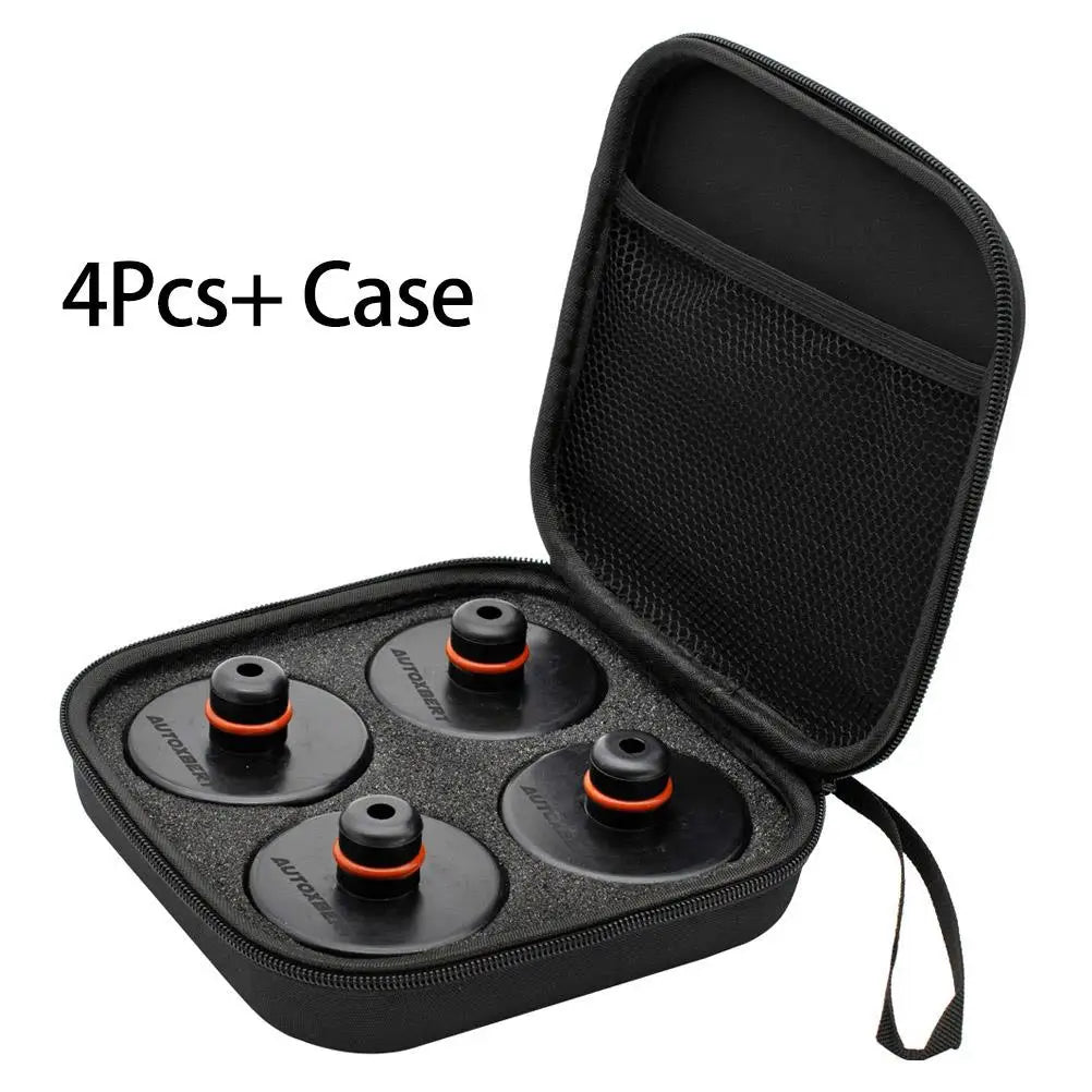 4x For Tesla Model 3 Model S Model X Model Y Car Jack Pad Adapter Rubber Battery & Chassis Protection Black For Lifting Support