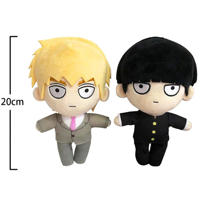 Mob 100 Anime Plush Toys Reigen Arataka Plushies Kageyama Shigeo Figure Soft Stuffed Plush Pillows Mob Toy Doll Child Xmas Gifts