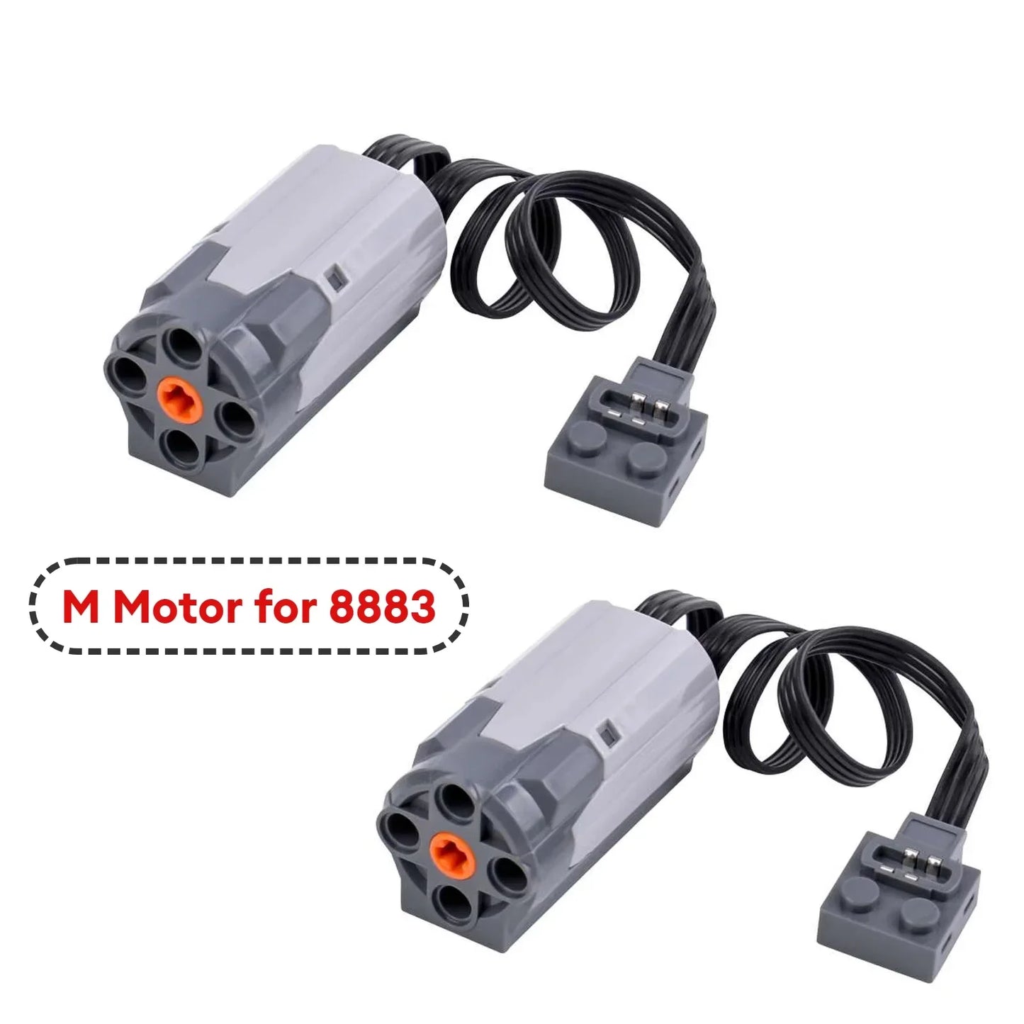 2PCS M Motor Power Functions Group MOC Technical Parts PF Blocks 8883 58120c01 Speed Motor Compatible with Legoeds DIY Kids Gift
