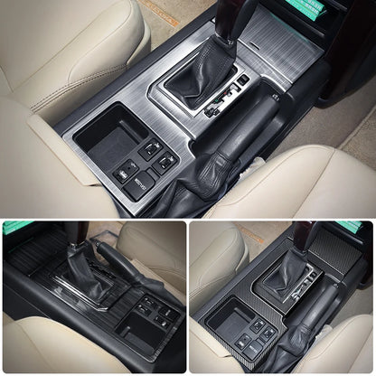 For 2010-2017 Right Rudder Car Toyota Land Cruiser Prado 150 Stainless Steel Panel Gearbox Cover Lc150 J150 Interior Accessories