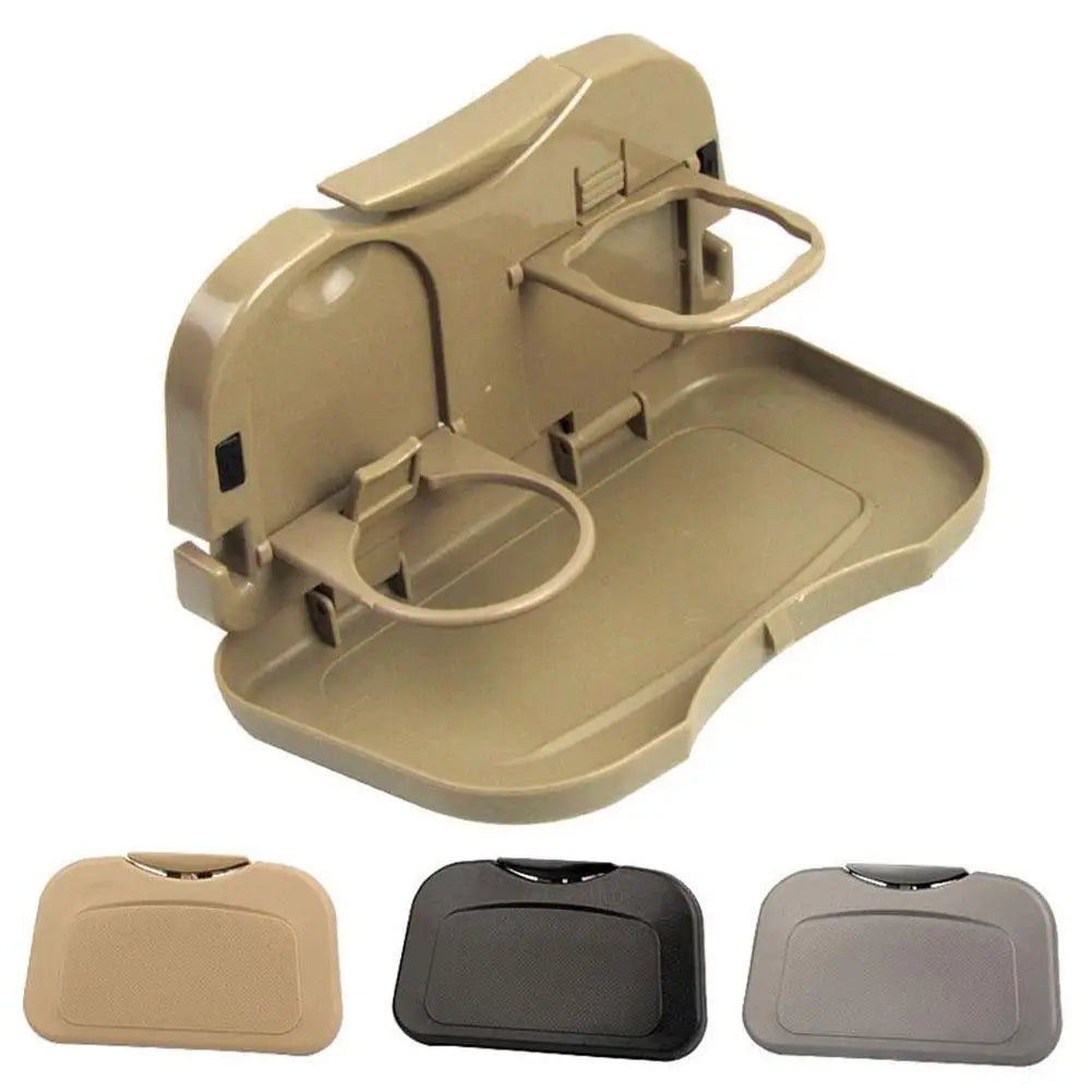 Car Mini Desk Handle Table Seat Back Holder Folding Meal Tray Drink Cup Coffee Stand Storage Case Off Road 4x4 Auto Accessories