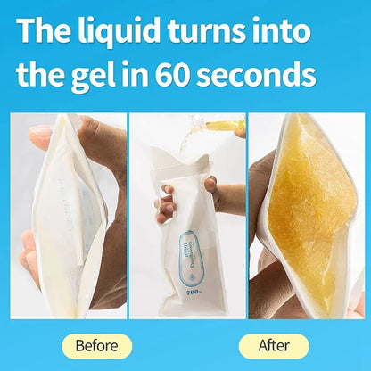 Emergency Car Urinal Disposable Urine Bag for Travel Emergencies and Traffic JamsMen's and Women's Portable Universal Model