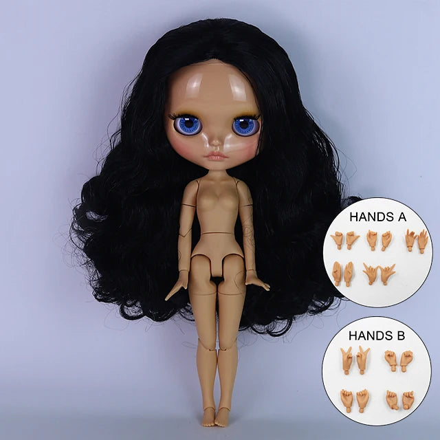 ICY DBS Blyth Doll BJD Joint Body Tan Skin Toothed Mouth Set Doll 1/6 30cm Girl Gift Anime SD