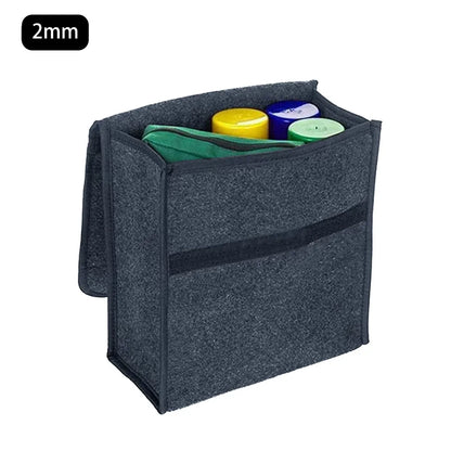 PINMOAP Car Trunk Storage Bag Foldable And Thickened Felt Box Car Storage Box Universal High-Quality And Durable Felt Fabric