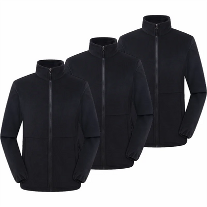 Winter Fleece Hiking Jacket For Men And Women Suitable For Outdoor Mountaineering Hiking And Camping Custom Printed Logo 4XL
