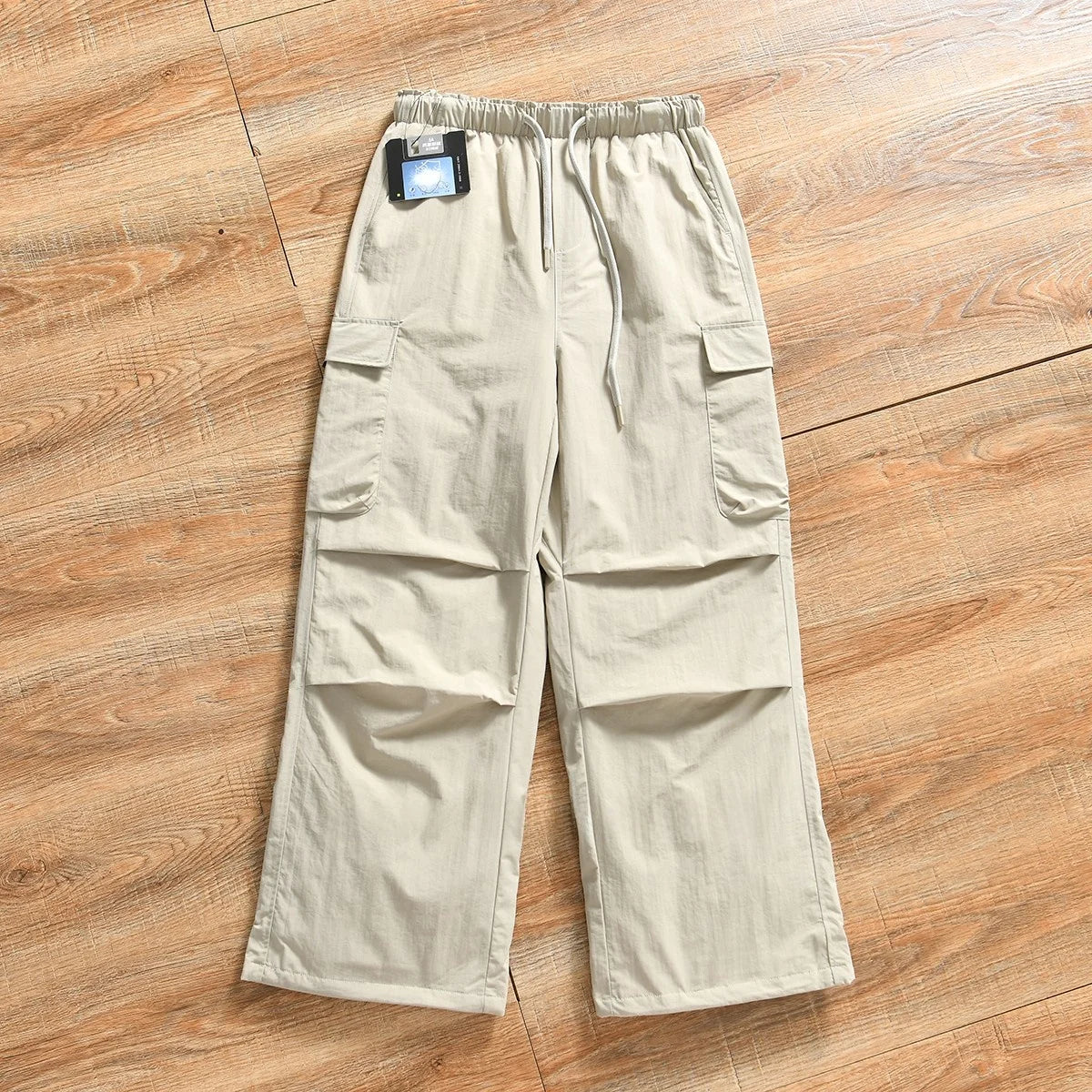 Winter Thickened Men's Outdoor down Trousers Windproof Waterproof Warm Not Bulky 90 down Straight Leg Long Pants Youth Fashion