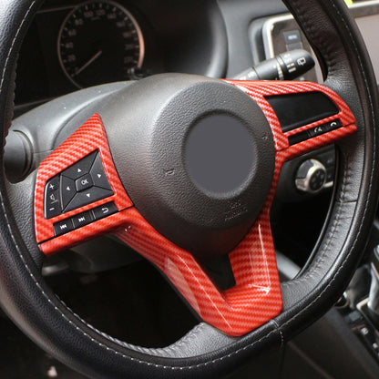Car Steering Wheel Panel Cover Trim Sticker for Nissan Qashqai J11 Xtrail T32 Rogue Note Versa Kicks Juke Micra Leaf Sentra