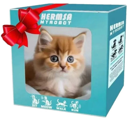 Electric Walking Meowing Cat Toy - Realistic Plush Pet That Runs, 2026 Cute Gift for Kids Electronic Toys Bebes