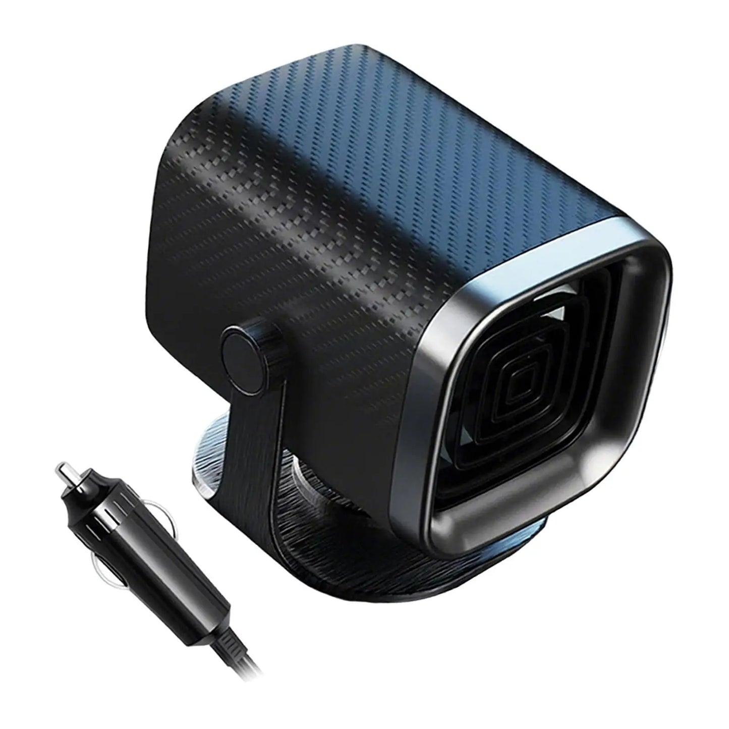 Mini Fan Heater with 360 Rotation Portable Car Electric Heater for Defogging and Defrosting Winter Windscreens