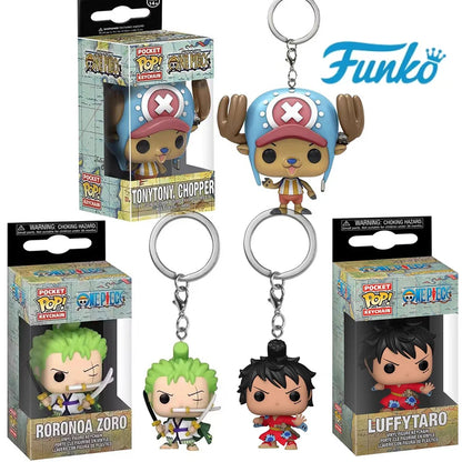 Anime One Piece New Keychain, Rhonoya Solon, Tony Joba Style, Cartoon Keychain, Fashion Bag or Car Pendant, Gift