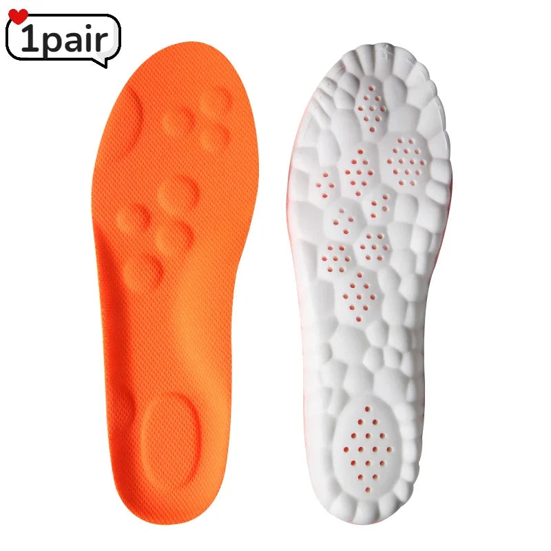 Upgrade Massage Sports Insoles Super Soft PU Insole for Feet Running Baskets Shoe Inserts Soles Arch Support Orthopedic Cushion