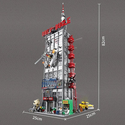 Cheapest The Bugle Building Of Daily Avengers Tower Bricks Building Blocks Dispaly Model Assemble Toy for Home Decor Adult Gifts
