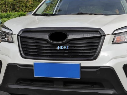 For Subaru Forester 2019-2021 Car Styling Front Racing Grills Hood Cover Trim Protector Decoration Accessories Exterior Sticker