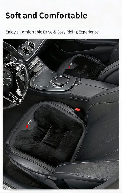 Car Seat CushionFor Audi TT Warm Flannel Thick Plush Universal Rear Seat Backrest Protector Cover