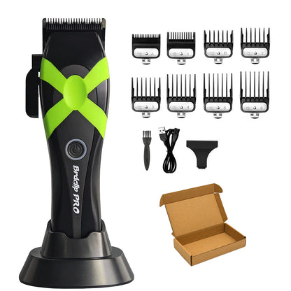 New Professional BRDCLIP M3C 8800RPM High Motor Hair Clipper DLC Blade Barber with Base 4500mAh Hair Cutting Machine Men Trimmer
