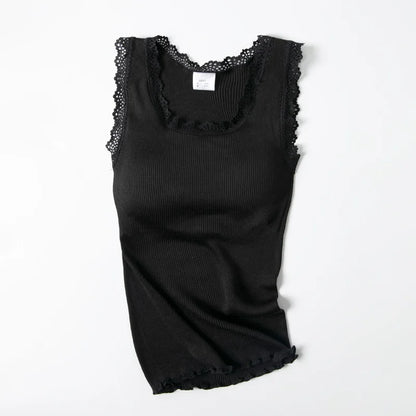 Birdtree, 70% Real Silk 30% Cotton Tank Top, with Bra Padding Knitted Vest, Woman Sleeveless Basics Slim Casual Tops T62221JF