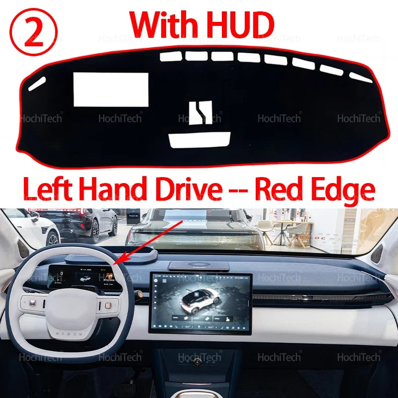 Car Dashboard Cover Dash Mat for Zeekr X 2024 2025 2026 MK2 Pad Sunshade Cushion Sunshield Nonslip Anti-UV Accessories