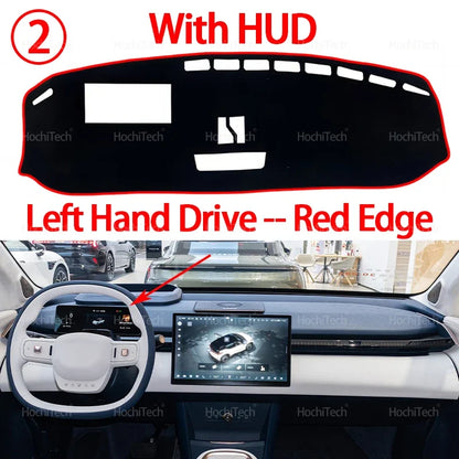 Car Dashboard Cover Dash Mat for Zeekr X 2024 2025 2026 MK2 Pad Sunshade Cushion Sunshield Nonslip Anti-UV Accessories