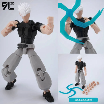 9L 3D Printed Anime Jujutsu Kaisen Sukuna Lucky13 Dummy 13 Movable Shapeshift T13 Action Figures Mannequin Toys for Collectors