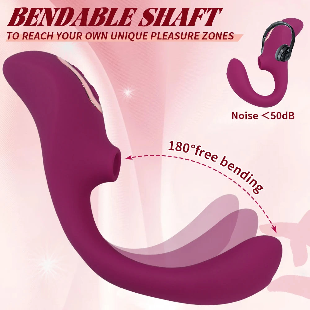 Clit Sucker Vibrator for Women Sucking G-Spot Stimulator Vagina Vibrator Female Masturbator Adult Goods Sex Toy for Women 18+