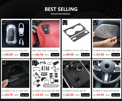 Weizhida For Mercedes Benz C Class W206 2022-2025 ABS Car Central Control Armrest Box Storage Box Cell Phone Box Car Accessories