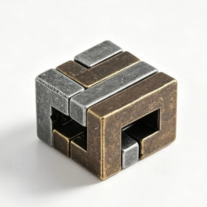 Magic Baffling Very Difficult Metal Brain Teaser Puzzles for Adults & Kids IQ Test Mind Challenges Educational Toys Gifts