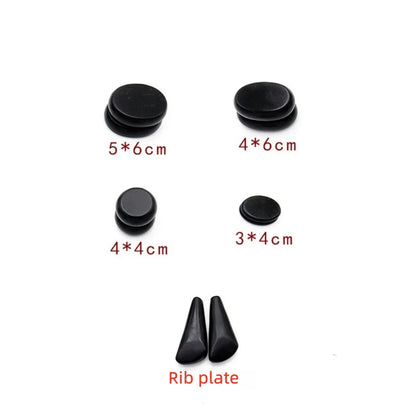 20pcs/set Hot Stone Massage Set Heater Box Relieve Stress Back Pain Health Care Lava Basalt round massage tool stone massager