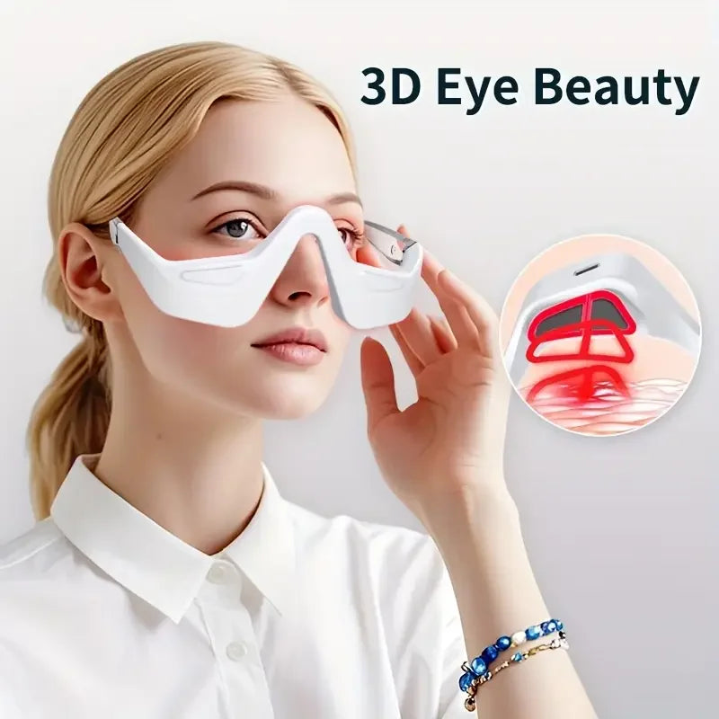 EMS Eye Massager, Portable Home Use Eye Massager With Ergonomic Design, Health Eye CareDevice, Ideal Gift For Friends And Girlfr