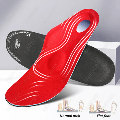 Orthopedic Insoles For Feet Severe Flat Feet High Arch Support Pad Heel Pain Plantar Fasciitis Orthotics Insoles Sneakers Insert
