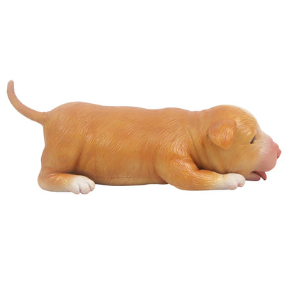 IVITA 18CM Full Silicone Reborn Dog Doll Unpainted with Realistic Eyes Collectible Art Toy for Children Christmas Gift