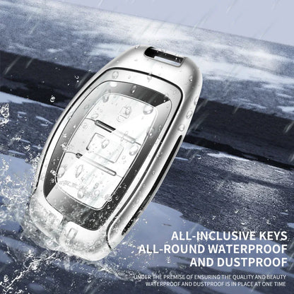 Modern High-End Hyundai Key Cover Suitable for N LINE N IX35 IX25 Tucson Sonata Car Key Case Luxury Design Vehicle Accessories