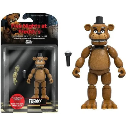 In Stock FNAFs bear's midnight harem five nights Bonnie/Freddy/Chica/Foxy Action Figure Model Toys Birthday Children's Gifts