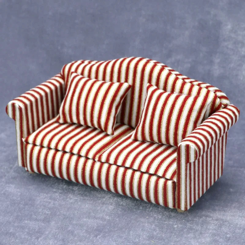1:12 Mini Cute Dolls Sofa Pillows Set Simulation Dollhouse Furniture Toys Miniature Doll House Accessories Children Toys Gift