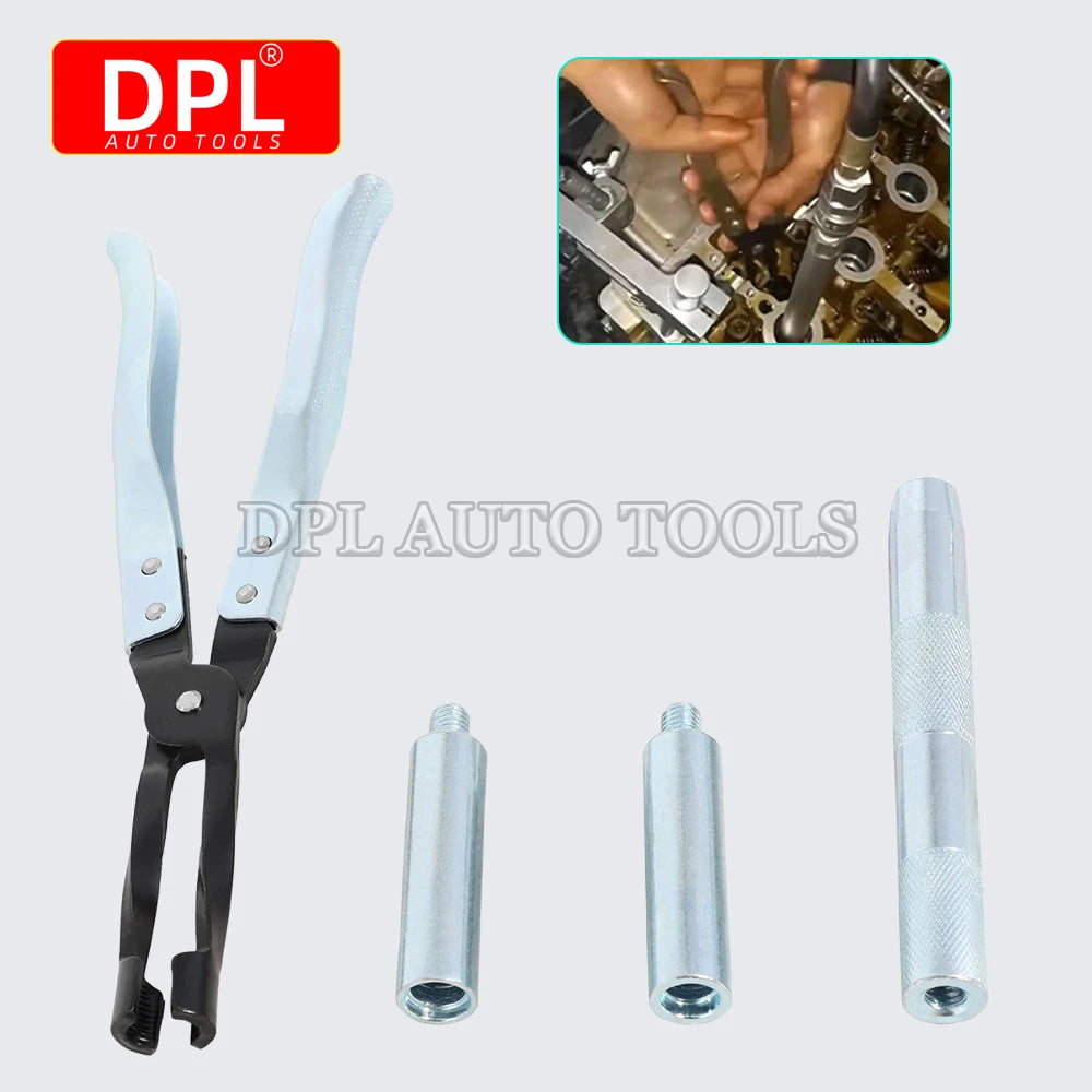11PCS Valve Seal Removal Tool Disassembly Pliers, Equipped with a Variety of Socket Sizes, Fits Most Engine Valves